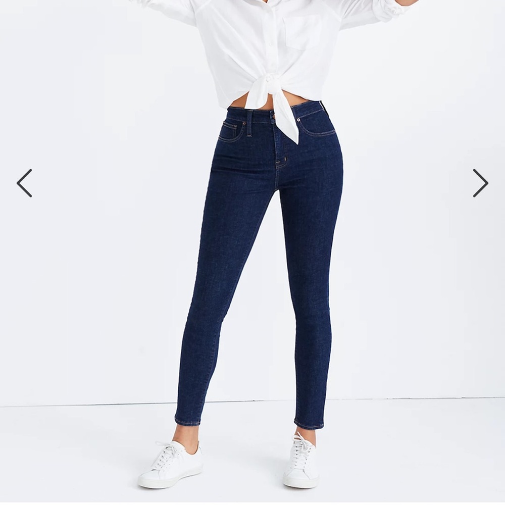 Madewell curvy high-rise skinny
